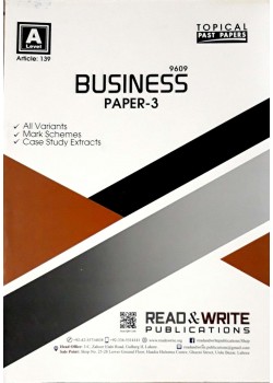 A/L Business Studies Paper - 3 (Topical)  Article No. 139